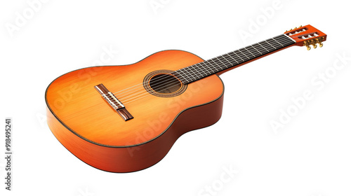 Guitar Isolated on a Transparent Background