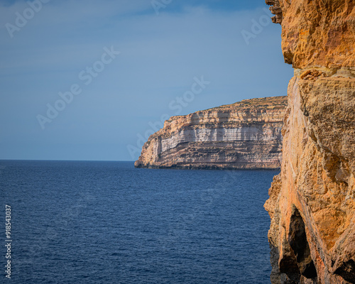 cliff in the sea