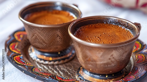 Beverage Ethiopian Coffee Buna Africa Ethiopia traditional coffee ceremony Coffea arabica white background