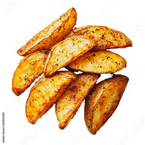 PNG Crispy seasoned potato wedges