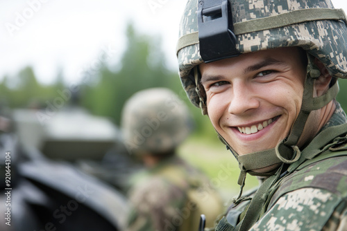 Canadian soldier military army in camouflage uniform at conflict war