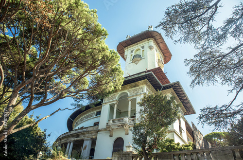 The Khedive's Palace, Hidiv Kasri, Ottoman Empire, constructed in 1907, building facade beykoz istanbul