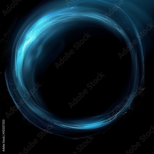 closeup circular object wormhole promotional elysium empty space background entrance tunnel descent madness blue atmosphere anno android unconnected