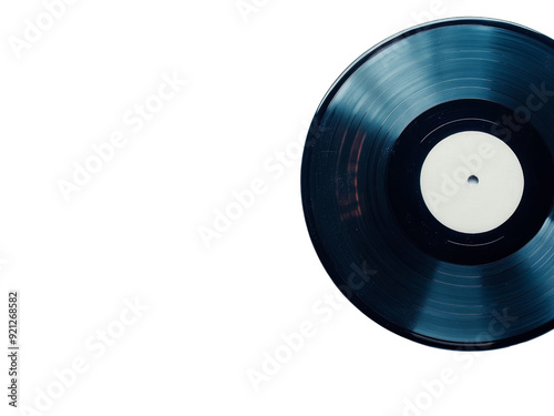 Vinyl disc isolated on white background 