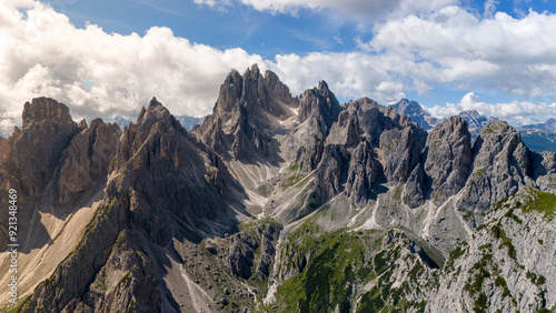 landscape in the mountains cadini di misurina