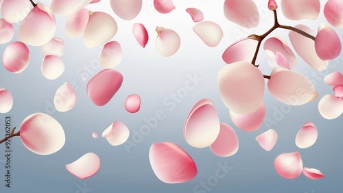 pink petals background