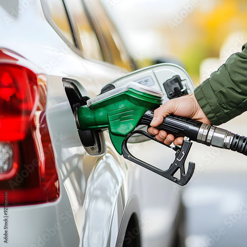 Refill and filling Oil Gas Fuel at station