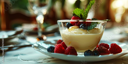 Zabaglione on the table