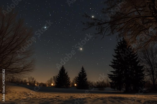 Observing Planetary Conjunctions in the Winter Sky: A Celestial Event Guide