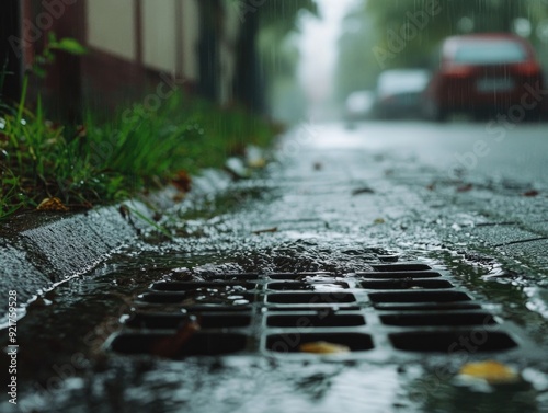 Street with drain