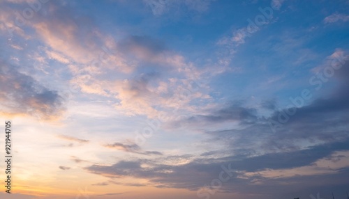 美しい夕焼けの風景