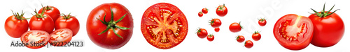 Tomato png cut out element set