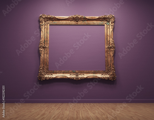 Empty picture frame.