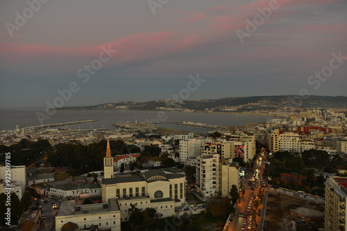 Views of the medina of the Moroccan city of Tangier