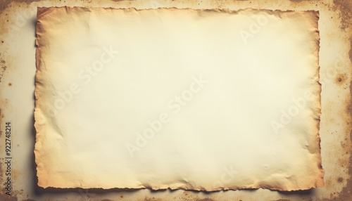 Aged parchment paper with burnt edges, providing a vintage look and empty space for text or graphics.