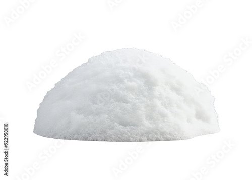 Snow cap isolated on transparent background