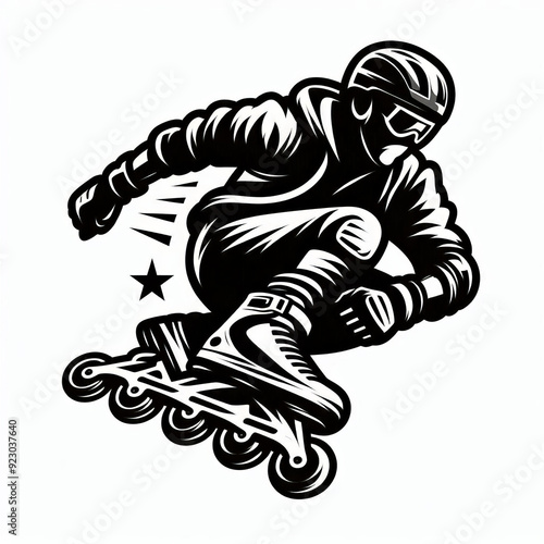 logo club rollerblade, vector, editing