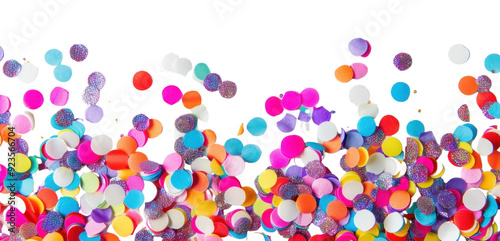 PNG Colorful confetti scattered celebration