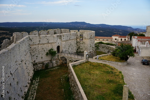 Monte Sant'Angelo Aragonese castle, Gargano, Puglia, Italy