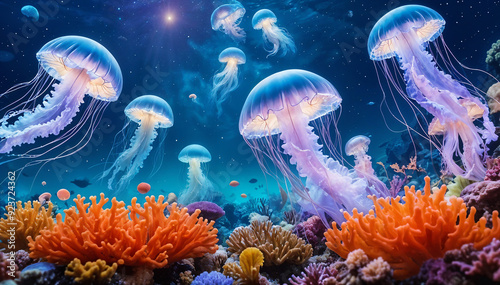 underwater, fish, coral, sea, reef, water, ocean, blue, jellyfish, aquarium, tropical, marine, animal, nature, diving, scuba, deep, life, colorful, aquatic, red, dive, jelly, egypt, wildlife