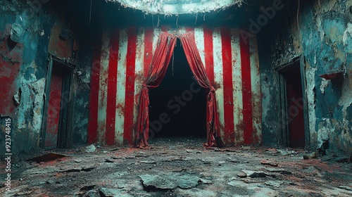 Abandoned Circus Tent - Spooky Halloween Concept