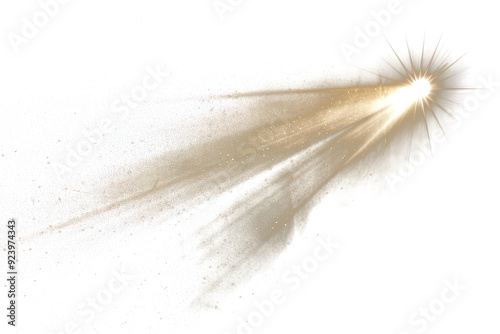 PNG Radiant comet light streak overlay effect, transparent background