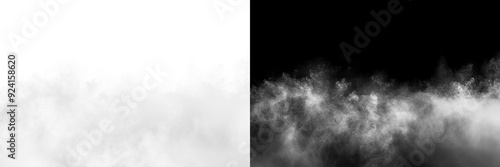 PNG Contrasting misty cloud textures