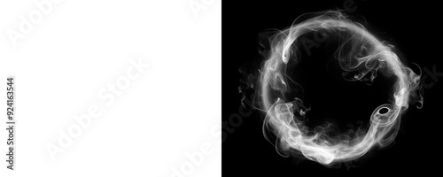 PNG Abstract smoke ring design