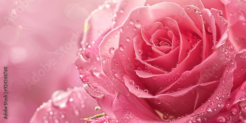 Pretty in Pink. Delicate and Detailed Pink Rose Background