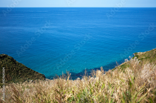 積丹半島｜「チャレンカの小道」からの眺望、積丹ブルーの透明な海に吸い込まれそうになります 