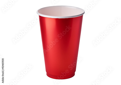 Party red cup isolated on a transparent or white background