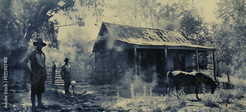 farm, ranch, early days. 