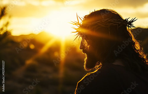 Jesus Christ Silhouette.