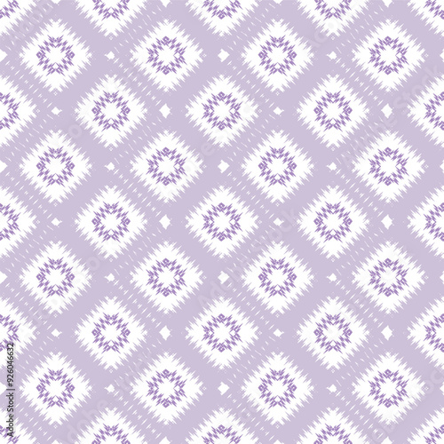 seamless pattern summer violet cross check pattern background.