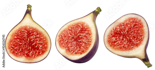 Fig isolated on white background, full depth of field