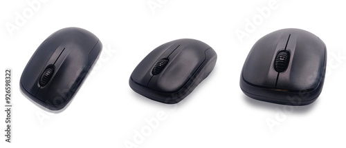 Wireless Computer Mouse on Transparent Background - Isolated Tech Gadget