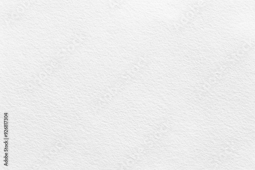 Close-up of seamless white watercolor paper texture background with subtle, natural patterns and a smooth finish. Ideal for creative projects requiring clean, artistic paper surfaces.