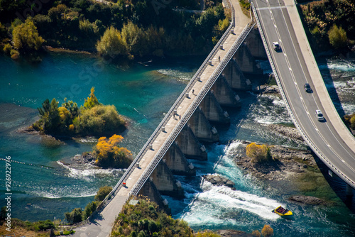 Historic Dam in Frankton - New Zealand