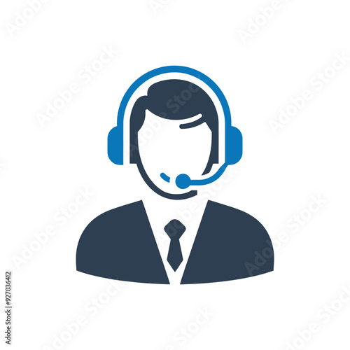 Customer service representative icon