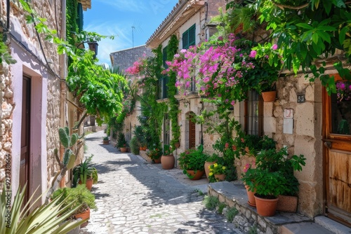 Village Spain. Explore the Charming Streets of Valldemossa, Majorca