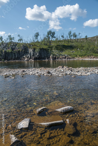 Flusslandschaft in Norwegen