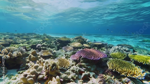 The waters of the maldives atolls are filled