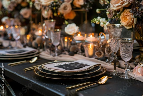 Elegant table arrangement