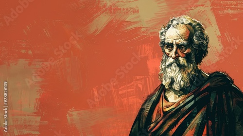 Ancient Greek Philosopher Xenophanes Criticizing Religion