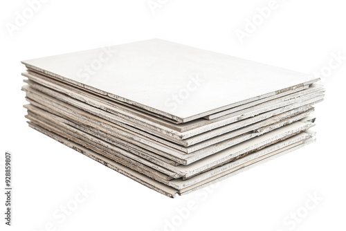 Drywall Sheet for Construction and Interior Walls - isolated on White Transparent Background, PNG 