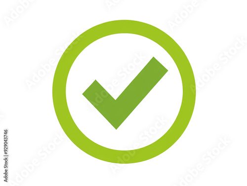 a green check mark in a circle