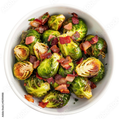 PNG Delicious roasted Brussels sprouts bacon