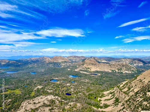 view from the top of the mountain