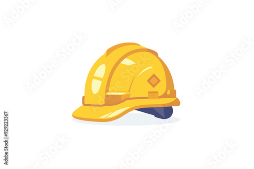 construction helmet stock image isolated vector style