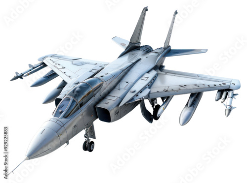 PNG Modern military fighter jet aircraft